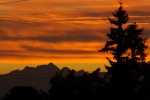 Sunrise in Everett WA